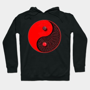 Pattern Ying And Yang Hoodie